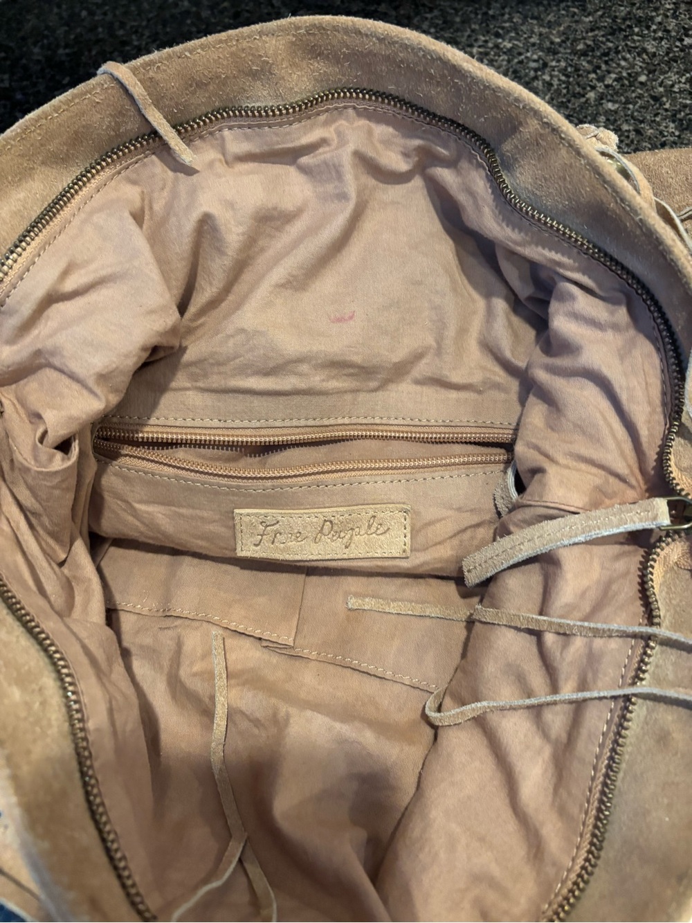 Free people suede tote bag - Picture 4 of 7